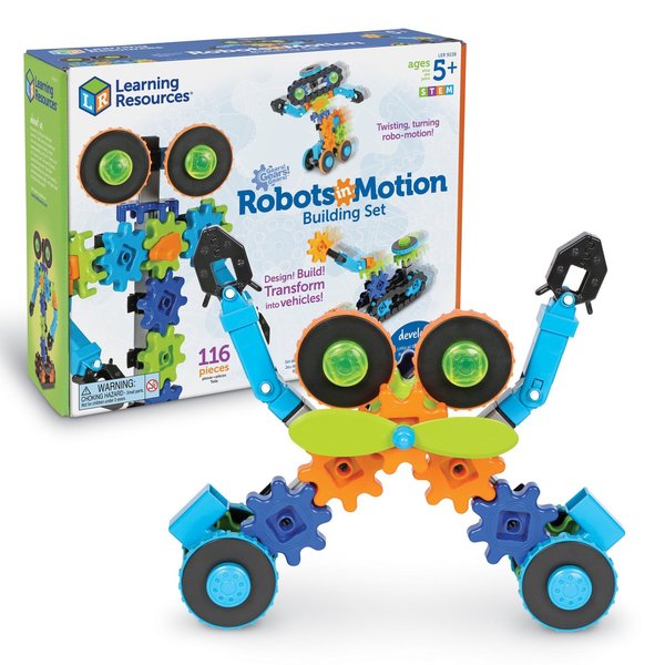 Learning Resources Gears Gears Gears Robots in Motion 9228